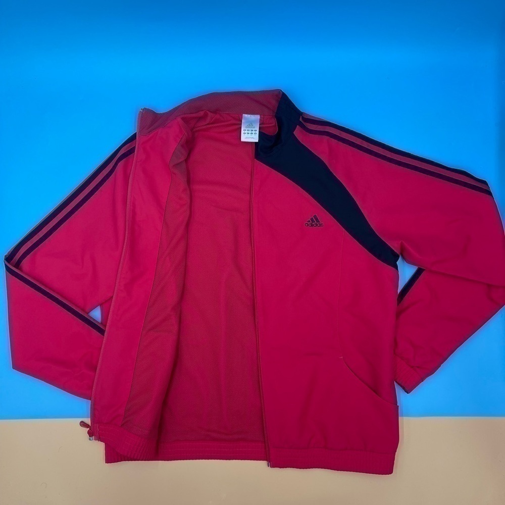 VTG ADIDAS ZIP-UP Windbreaker Jacket - Picture 2 of 6